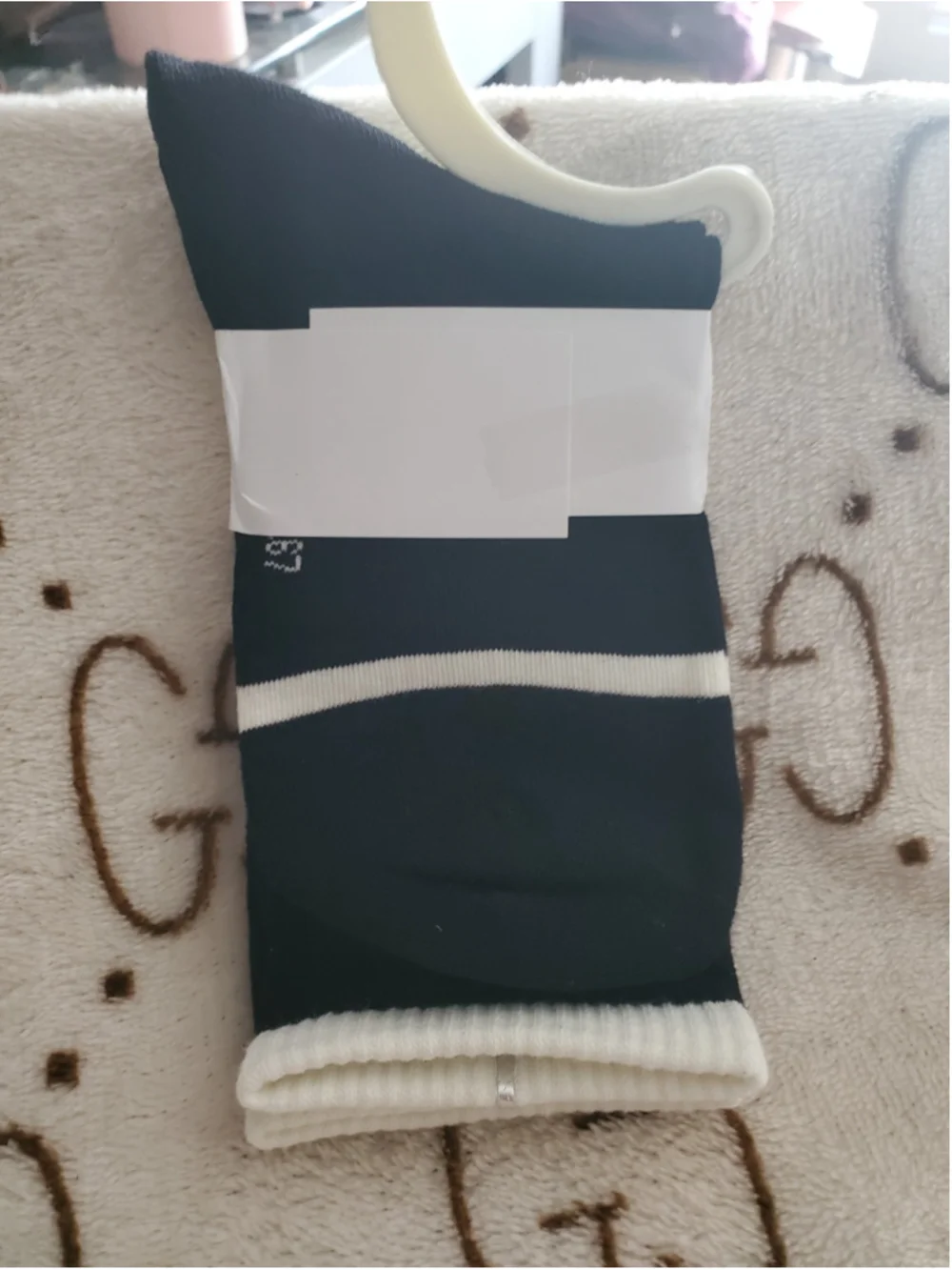 Classic Unisex Black and White socks women size 7-9